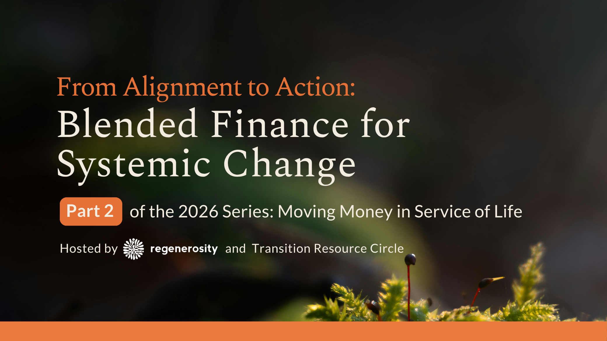 Blended Finance for Systemic Change